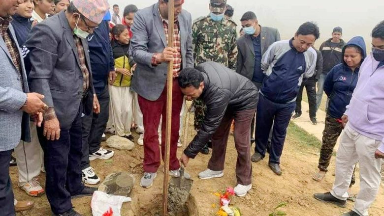 कोहलपुरमा १ अर्ब २२ करोडको राष्टिय महिला क्रिकेट एकेडेमी निर्माण गरिंदै