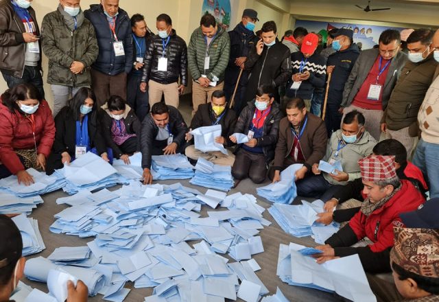 नेपाली काँग्रेसको मतगणना आज सकिने