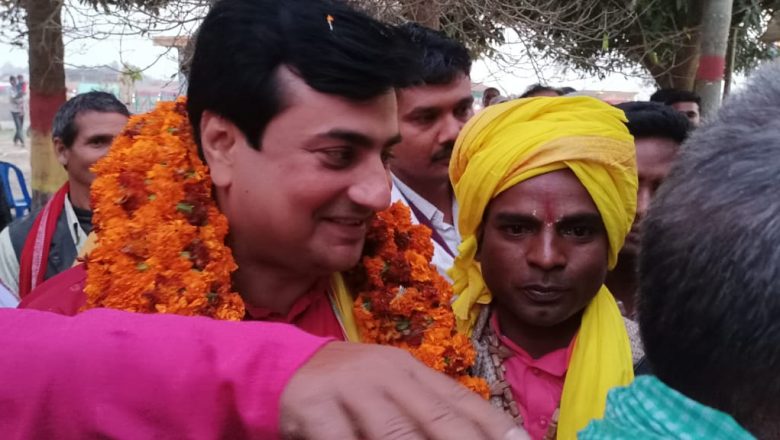 युवा नेता राम बहादुर रायद्वारा महारुद्र यज्ञको उद्दघाटन