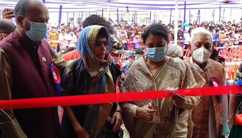 राष्ट्रपति भण्डारीले गरिन् गजेन्द्र स्मृति अस्पतालकाे उद्घाटन