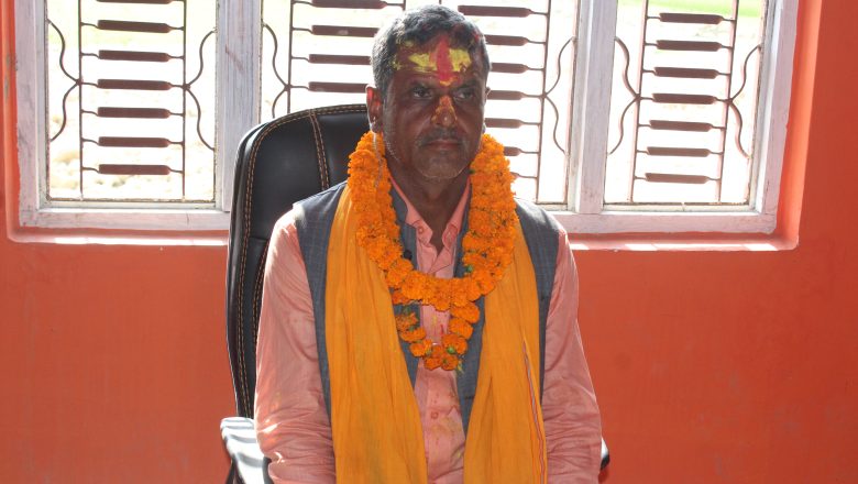 वडा अध्यक्ष यादवले गरे पदभार ग्रहण