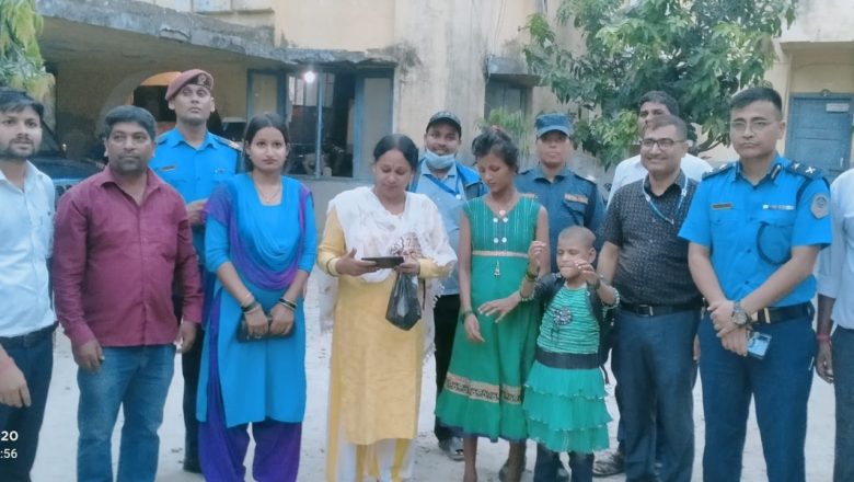 राैतहट प्रहरीद्वारा २ जना बालबालिका उद्दार