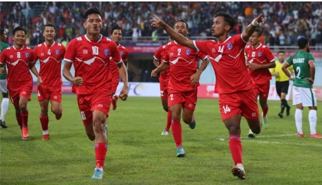 मैत्रीपूर्ण खेलमा बंगलादेशमाथि नेपालकाे शानदार जित