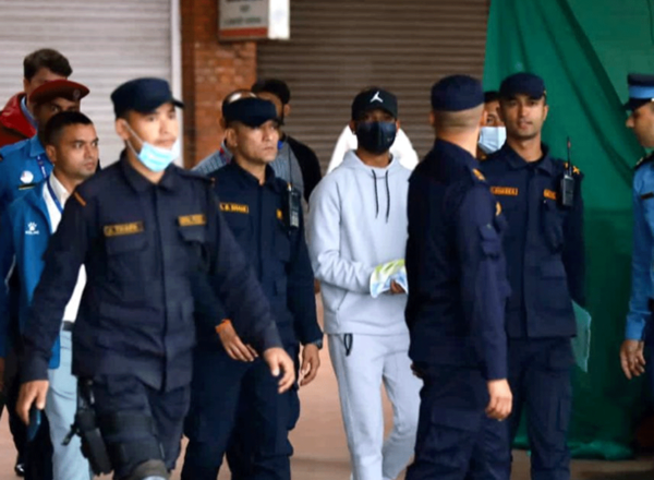 सन्दिपलाई पक्राउ गरि गाैशाला वृत लगियाे