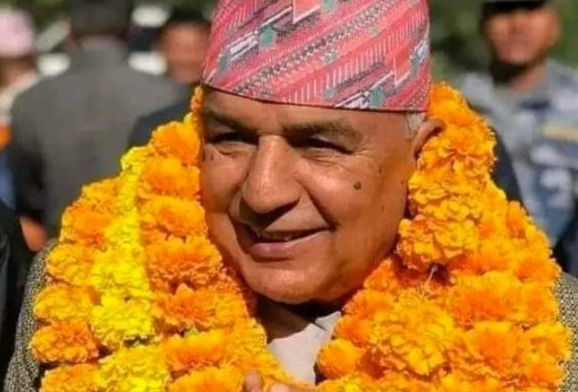 तेस्रो राष्ट्रपतिकाे रुपमा रामचन्द्र पौडेल निर्वाचित