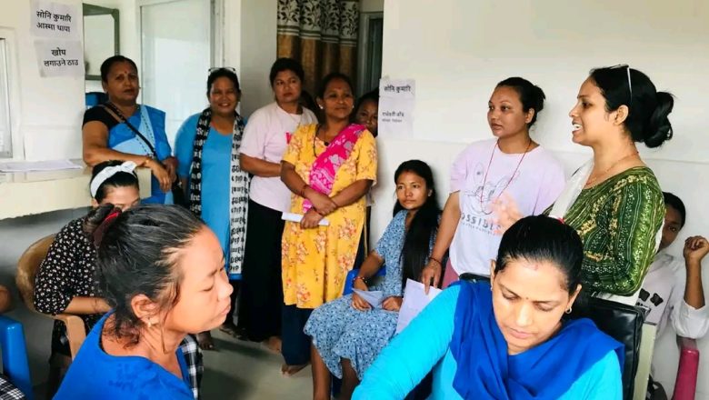 अमलेखगञ्जमा प्रजनन स्वास्थ्य रुग्णताको स्क्रिनिङ  शिविर सम्पन्न 