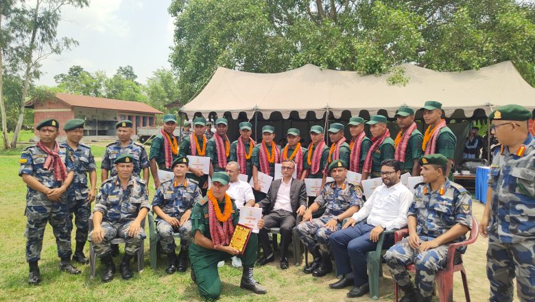 जीतपुरसिमरा उपमहानगरको नगर प्रहरीहरुको पास आउट तालिम सम्पन्न 
